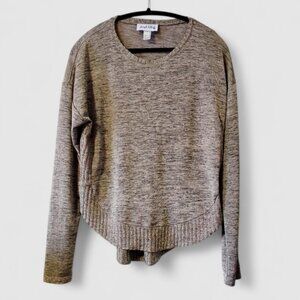 Joseph Ribkoff Canada Heathered Gold Holiday Jersey Stretch Top 12